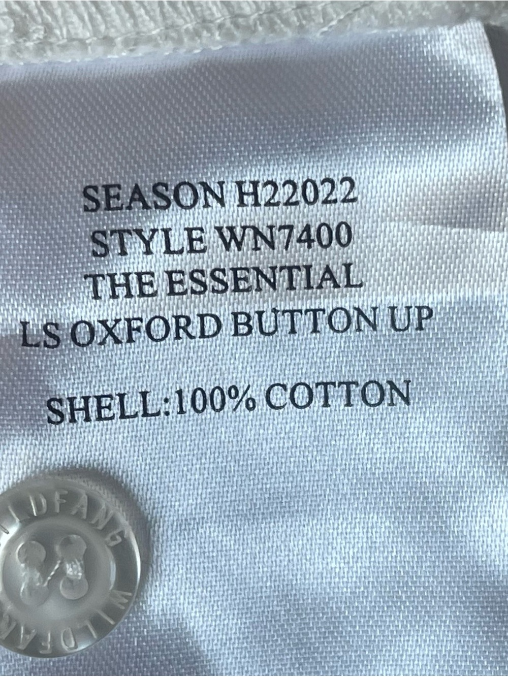 Wildfang x Peanuts Long Sleeve Oxford Button-Up Shirt, Creamy White, 1X - Picture 9 of 11